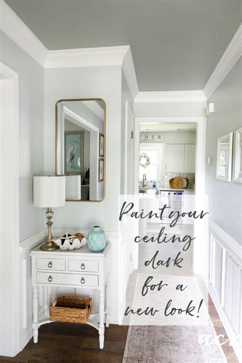 Paint Your Ceiling Dark (and reasons why you should!) - Artsy Chicks Rule®