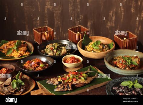 Minahasan Rijsttafel. An array of traditional dishes from Manado ...