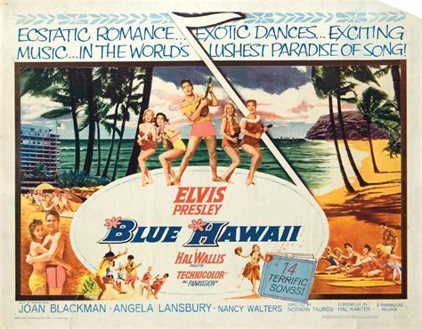 Lot Detail - Elvis Presley Original "Blue Hawaii" Movie Poster