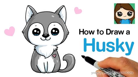 Puppy Kawaii Cute Husky Drawing Discover thousands of premium vectors ...