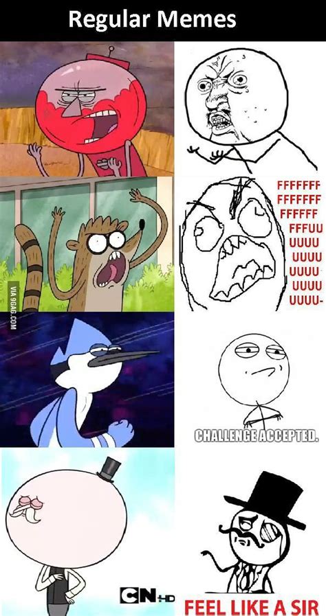 Some Regular Memes. | Regular show memes, Regular show, Cartoon shows