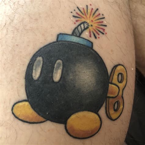 Bob-omb tattoo by Stabby Gabby at Steady Tattoo in Minneapolis | Go tattoo, Inspirational ...