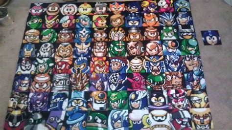 [Update] Now, all Megaman bosses are complete! | Pixel art, Mega man, Nintendo art