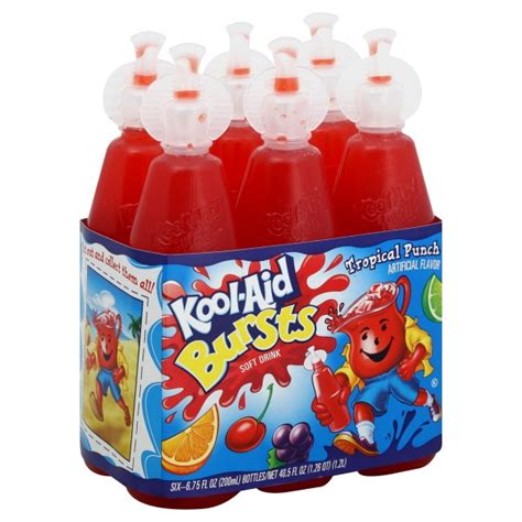 Kool-Aid Bursts Tropical Punch - 6 pk