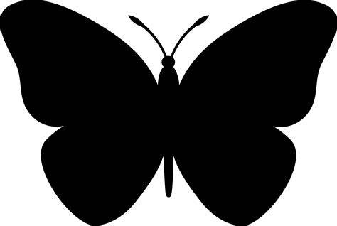 Simple Butterfly Outline - ClipArt Best