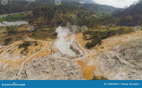 Volcanic Plateau Indonesia Dieng Plateau Stock Image - Image of park, indonesia: 133839663