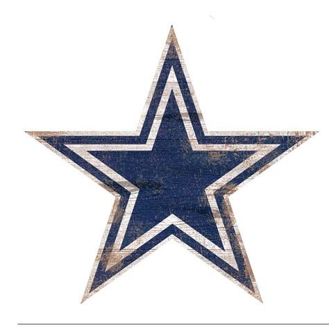 Adventure Furniture NFL Indoor Dallas Cowboys Distressed Logo Cutout ...