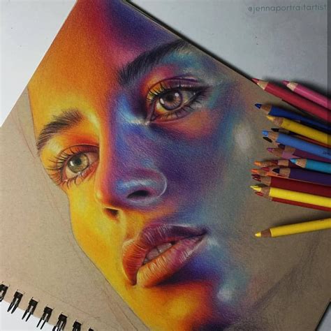 Colored Pencil Drawing Portrait - Drawing.rjuuc.edu.np