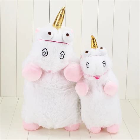 52cm 40cm Pink Cute Fluffy Unicorn Plush Toys Soft Stuffed Big Animal ...