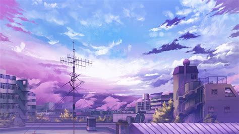 Anime Pink City Wallpapers - Wallpaper Cave