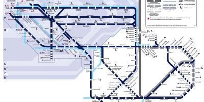 Southeastern train map - Southeastern rail map (England)