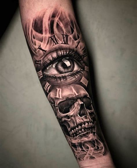 10+ Forearm Skull Tattoo Designs Which Will Blow Your Mind!