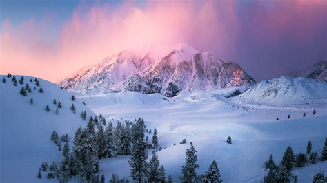 Snowy Mountains Wallpaper