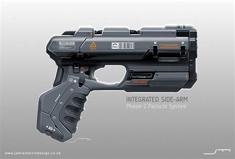 ArtStation - Integrated SIdearm - SciFi Pistol / Gun, concept art