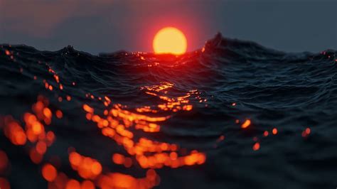 SLOW MO OCEAN LIVE FOR / Mobile, Red Ocean HD wallpaper | Pxfuel