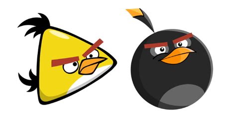 Angry Birds Chuck and Bomb Curseur – Custom Cursor