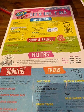 CHUY'S, Midland - Menu, Prices & Restaurant Reviews - Tripadvisor