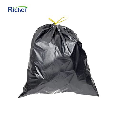 Disposable Heavy Duty Drawstring Kitchen Trash Bag - Buy Kitchen Trash Bag,Colored Drawstring ...