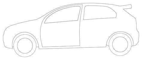 Car Side Outline - ClipArt Best