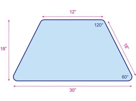 ECR4Kids Adjustable Height Trapezoid Classroom Table 18x30", Classroom Tables