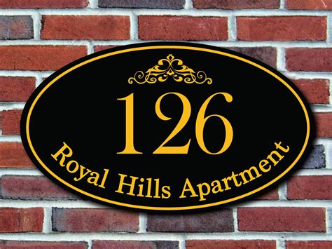 Personalized Apartment Sign-house Address Sign-plaque-custom | Etsy