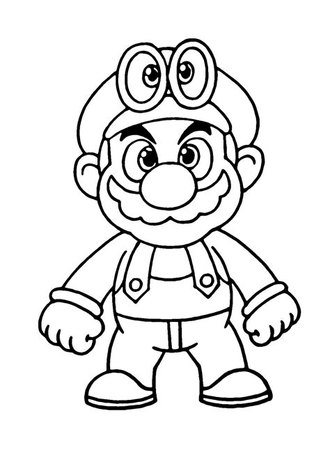 Super Mario Odyssey Printable Coloring Pages - Super Mario Odyssey Coloring Pages - Coloring ...