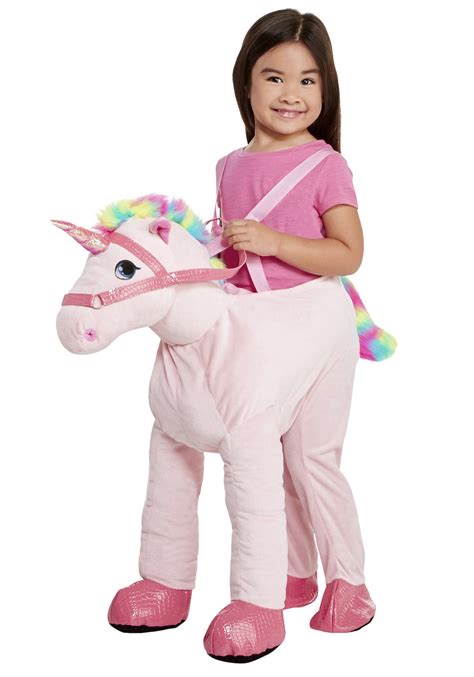 Kids Ride on Pink Unicorn Costume