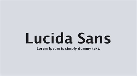 Lucida Sans Font Family : Download Free for Desktop & Webfont