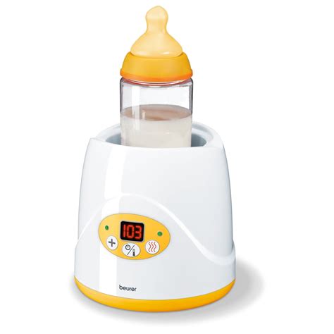 Beurer Baby Bottle Warmer & Food Warmer, BY52 | Portable 2-in-1 Heater with Keep Warm Function ...