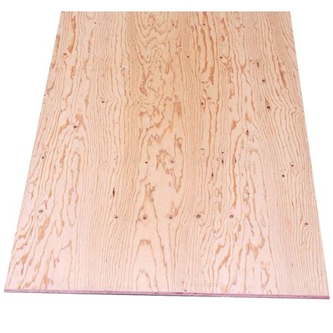 Sheathing Plywood (Common: 15/32 in. x 4 ft. x 8 ft.; Actual: 0.438 in. x 48 in. x 96 in.)-20159 ...