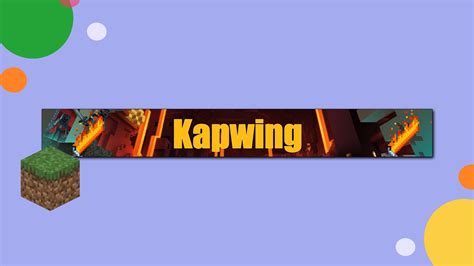 Minecraft Server Banner Template