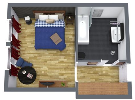 Hotel Room Floor Plan Design