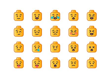 25 Lego Emoji Icons - Icon Utopia