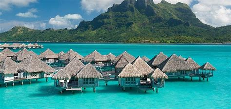 Bora Bora Huts On Water