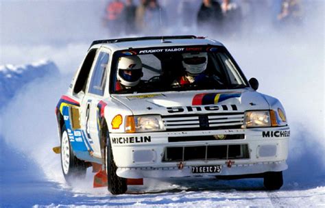 Peugeot 205 T16 Rally Car in 1985 World Rally Championship