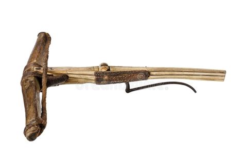 Ancient crossbow medieval stock photo. Image of detail - 27448606