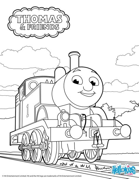 Thomas The Tank Engine Coloring Book Coloring Pages