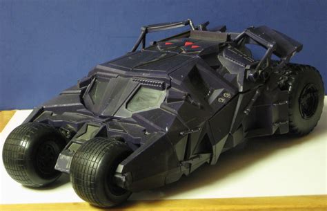 DC Comics Batman Begins Electronic Batmobile Tumbler - 13" - Mattel - 2005 Vintage