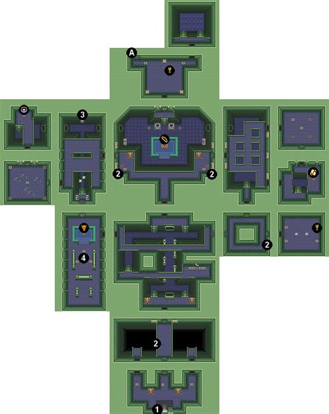 Mike's RPG Center - Zelda: A Link to the Past - Maps - East Palace