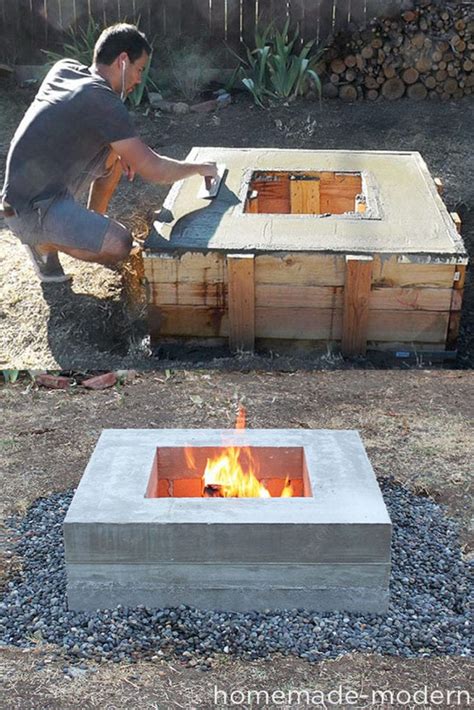 How To Build A Patio Fire Pit On Concrete - Patio Ideas