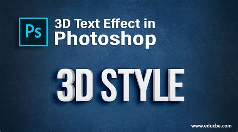 3D Text Effect in Photoshop | Learn to Create 3D Text Effect in Photoshop