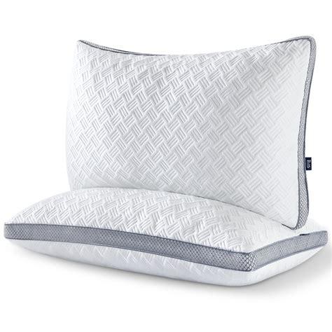 BedStory Memory Foam Pillows Gel Infused Shredded Memory Foam Cooling Pillow for Sleeping, 2 ...