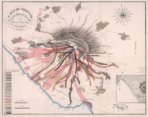 Pompeii Volcano Map