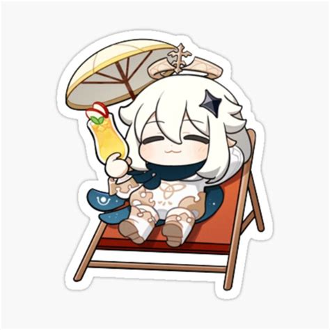 "Chibi Paimon - Genshin Impact" Sticker for Sale by Artwala75 | Redbubble