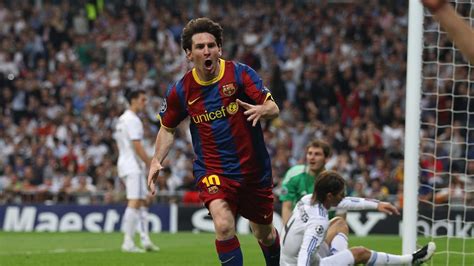 Lionel Messi's 2011 wondergoal at the Santiago Bernabeu