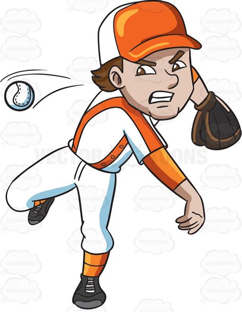 Softball Pitcher Clipart | Free download on ClipArtMag