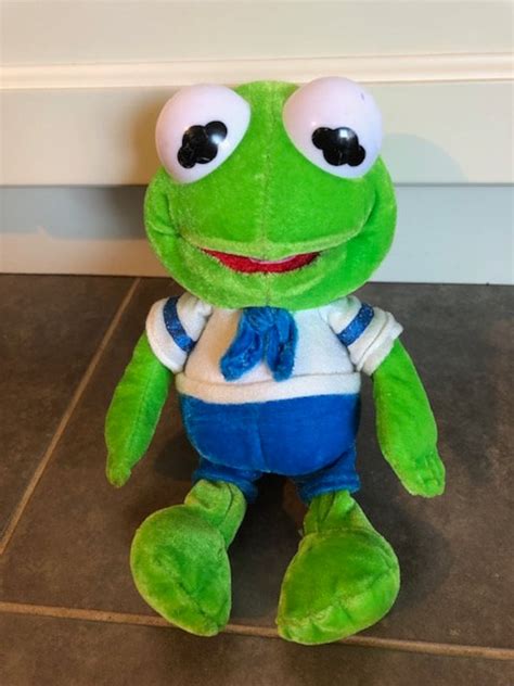 The Muppets Baby Kermit The Frog Plush Toy | Etsy