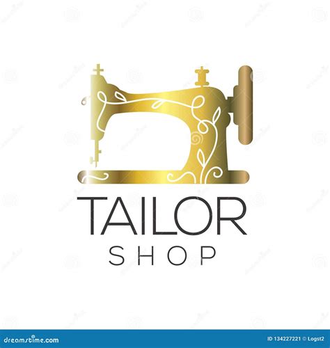 Tailor Vector Logo. Sewing Machine Logo Template. Fashion Logo. Sewing Machine Vector Icon ...