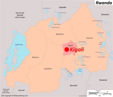 Kigali Map | Rwanda | Detailed Maps of Kigali