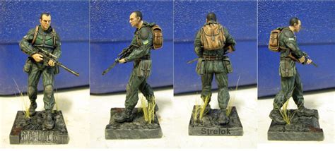 Strelok (STALKER miniature) (complete) by greenzaku on DeviantArt